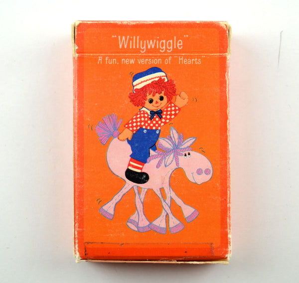 Vintage Raggedy Andy Willywiggle Card Game 1975 Hallmark Bobbs Merrill Complete