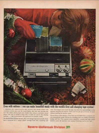 Vintage Revere Tape Player 1963 Magazine Print Ad Electronics Self Changing Tape Recorder - Avid Vintage