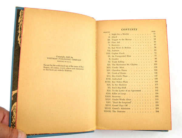 Roy Rogers and the Gopher Creek Gunman Vintage 1945 Whitman Hardcover Book - Avid Vintage