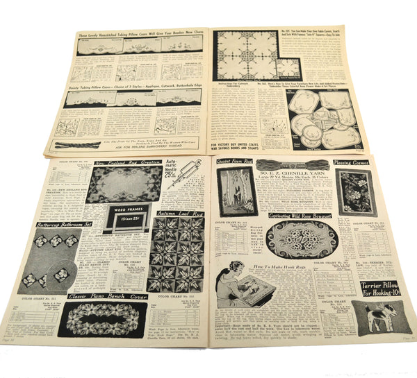 Vintage SS Kresge Wonder Art Vogart Needlework Catalogs 1938, 1939, 1942 - Avid Vintage