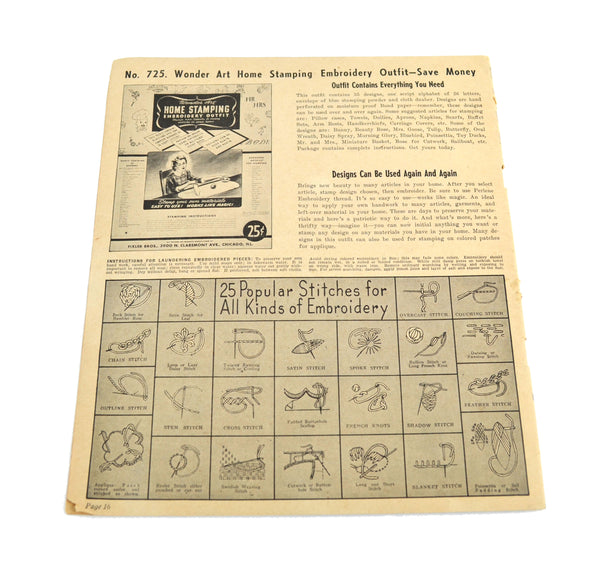 Vintage SS Kresge Wonder Art Vogart Needlework Catalogs 1938, 1939, 1942 - Avid Vintage