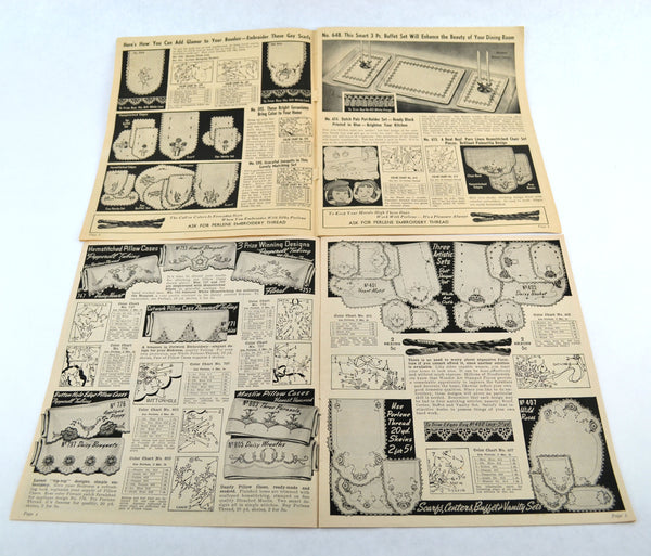 Vintage SS Kresge Wonder Art Vogart Needlework Catalogs 1938, 1939, 1942 - Avid Vintage
