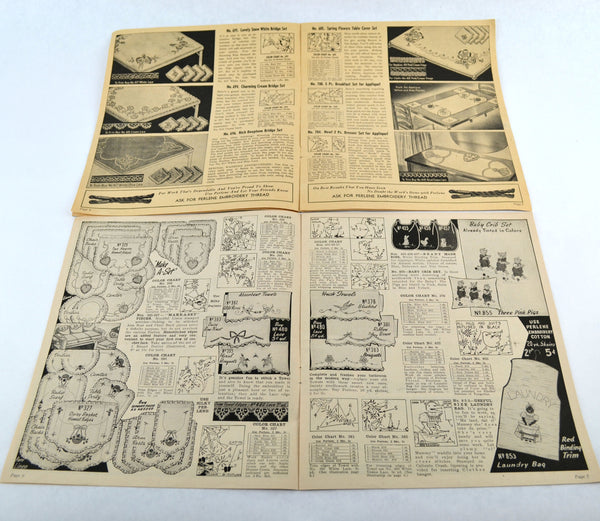 Vintage SS Kresge Wonder Art Vogart Needlework Catalogs 1938, 1939, 1942 - Avid Vintage