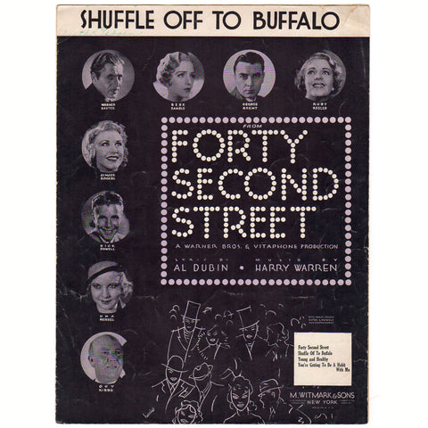 Shuffle Off To Buffalo Vintage 1932 Sheet Music Forty Second Street Movie - Avid Vintage