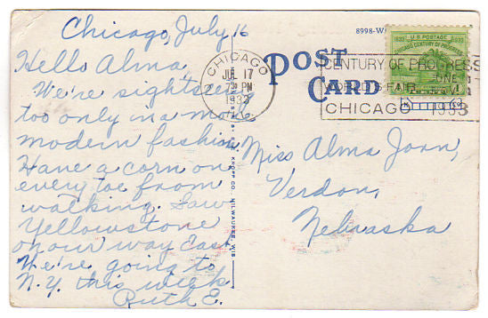 Vintage Beer Wagon Comic Postcard We Are Sightseeing Here - Avid Vintage