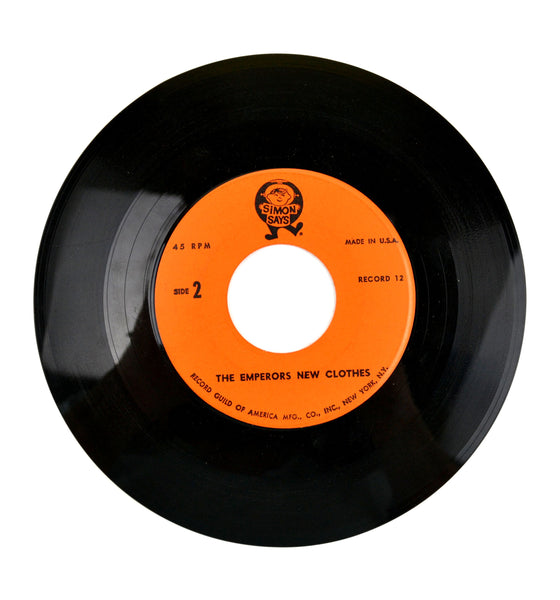 Vintage 1960s Simon Says Childrens 45 RPM Vinyl Record My Son John Emperor's New Clothes - Avid Vintage