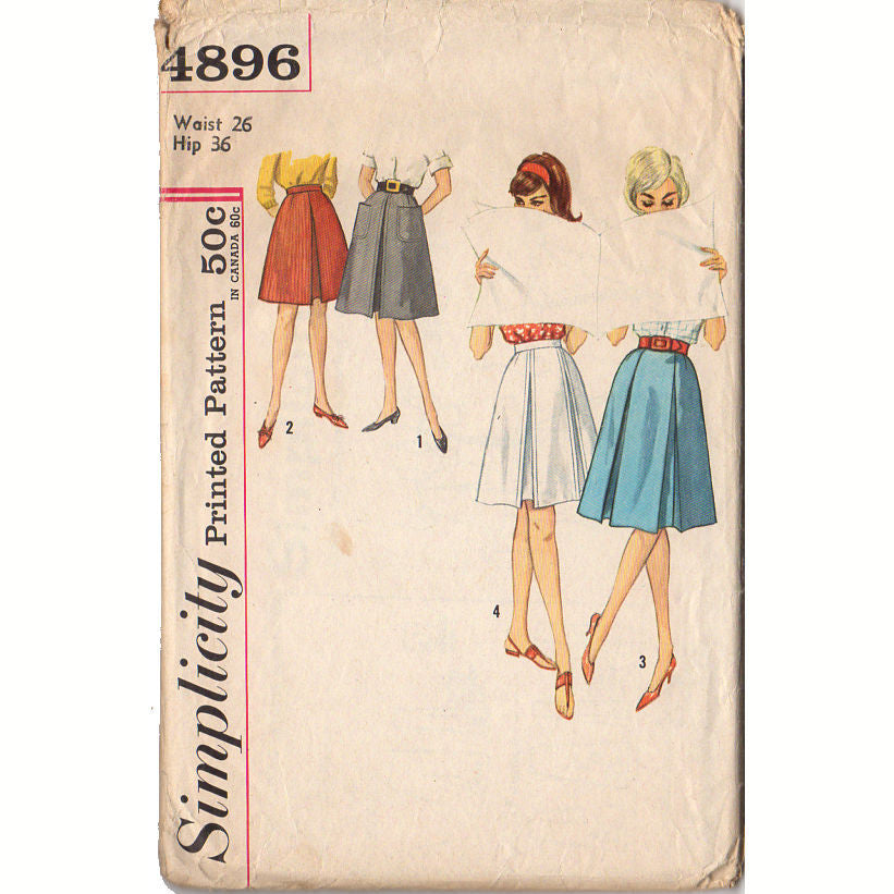 60s sales skirt pattern