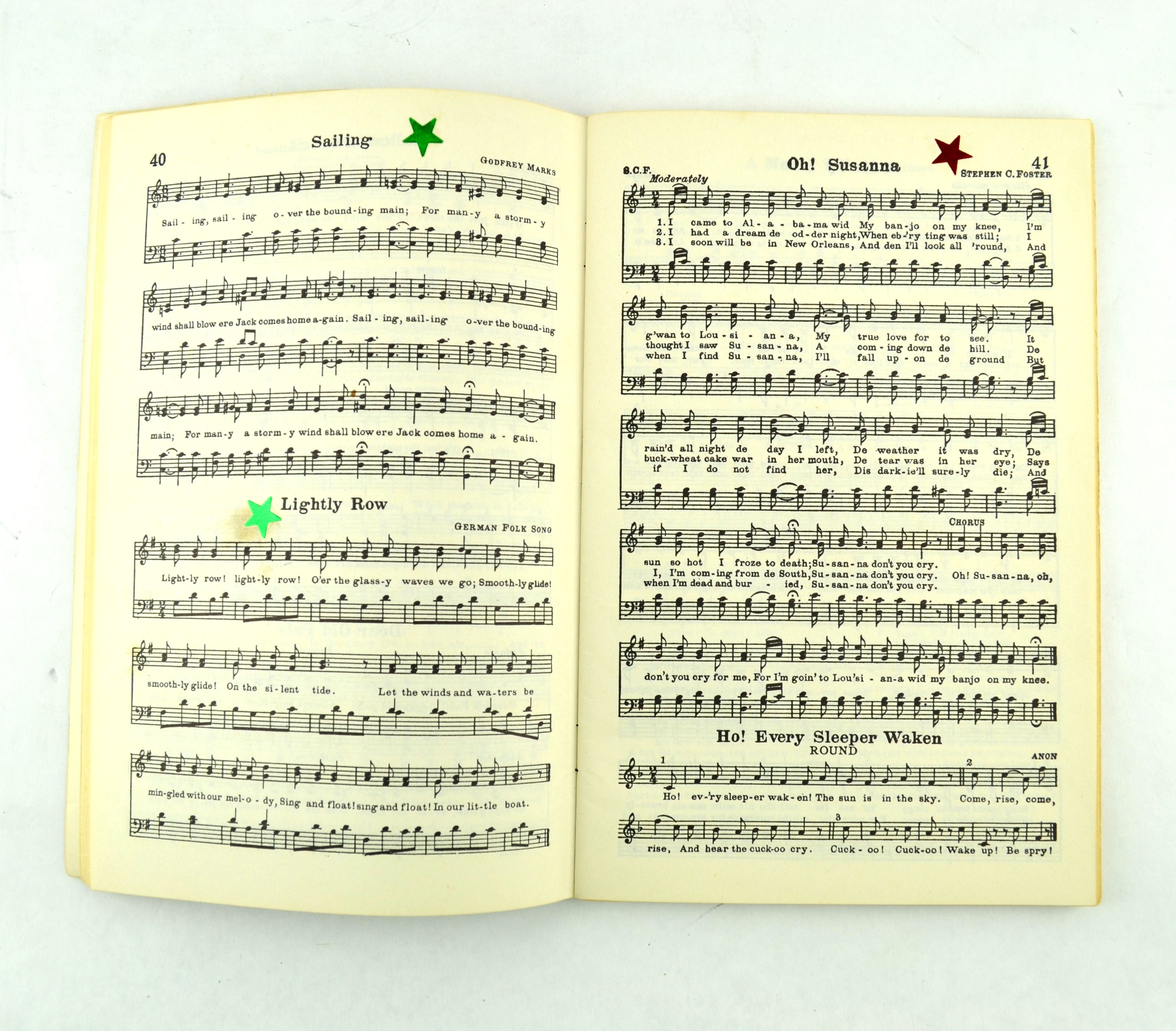 Sing Sociability Songs 1928 Music Book Rodeheaver Hall Mack Company Winona Lake IN - Avid Vintage