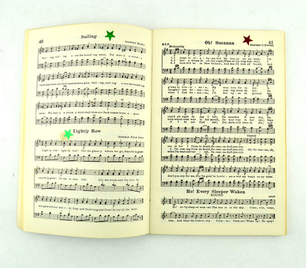 Sing Sociability Songs 1928 Music Book Rodeheaver Hall Mack Company Winona Lake IN - Avid Vintage