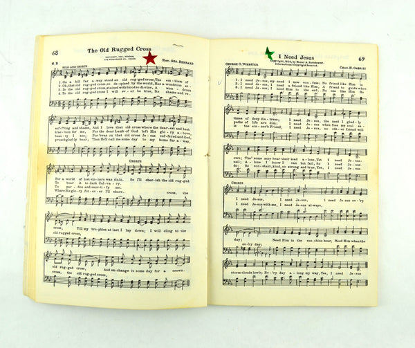 Sing Sociability Songs 1928 Music Book Rodeheaver Hall Mack Company Winona Lake IN - Avid Vintage