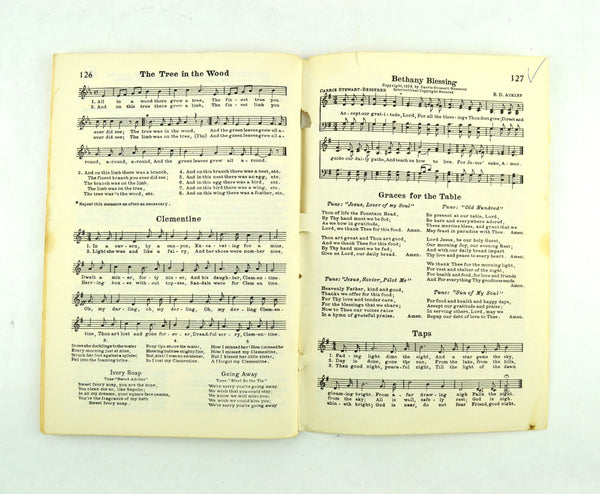 Sing Sociability Songs 1928 Music Book Rodeheaver Hall Mack Company Winona Lake IN - Avid Vintage