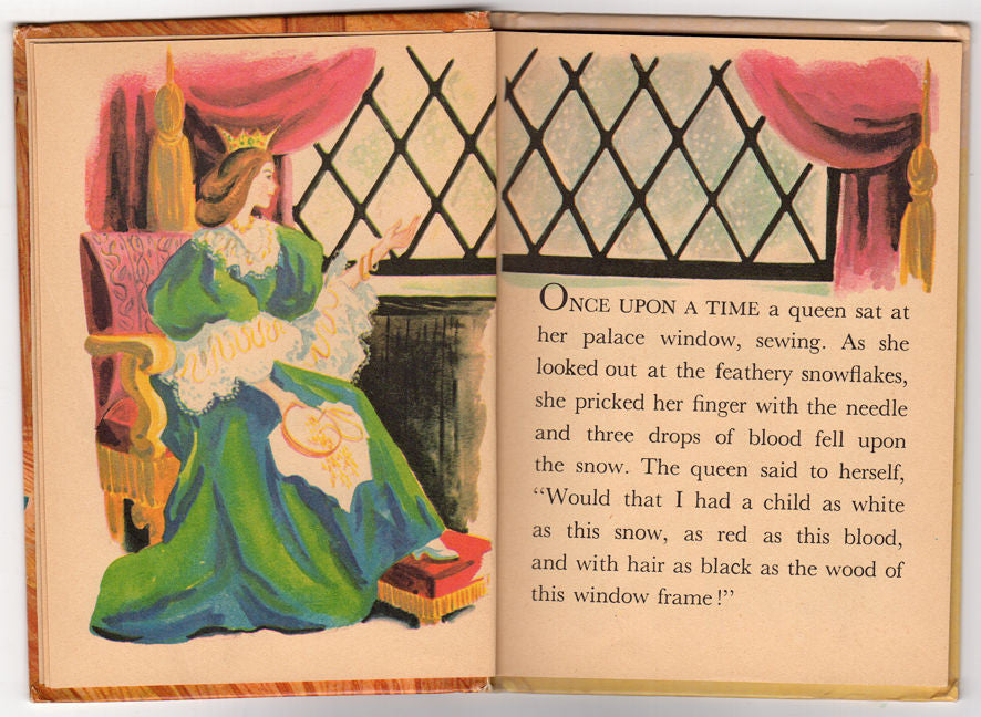 Snow White and the Seven Dwarfs 1959 Rand McNally Junior Elf Book 8028 Irma Wilde - Avid Vintage