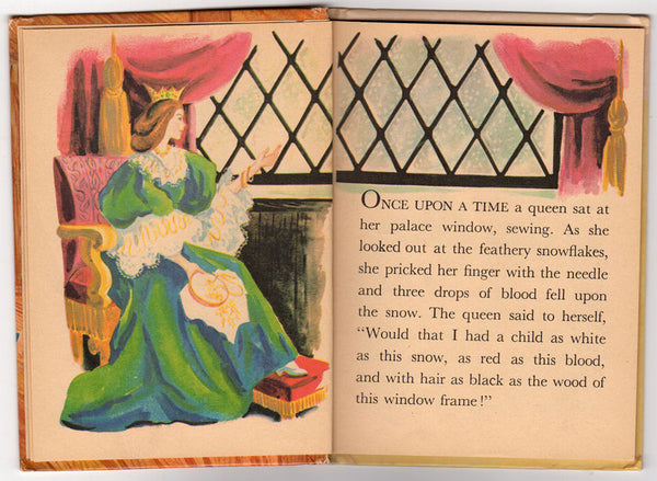 Snow White and the Seven Dwarfs 1959 Rand McNally Junior Elf Book 8028 Irma Wilde - Avid Vintage