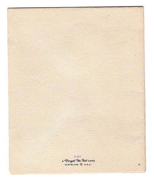 Sorry You're Sick Vintage 1940s Greeting Card Rabbit Juggling Red Apples Forget Me Not - Avid Vintage