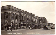 Vintage Fairbury Nebraska Real Photo Postcard 1920s South Side Square Unused - Avid Vintage
