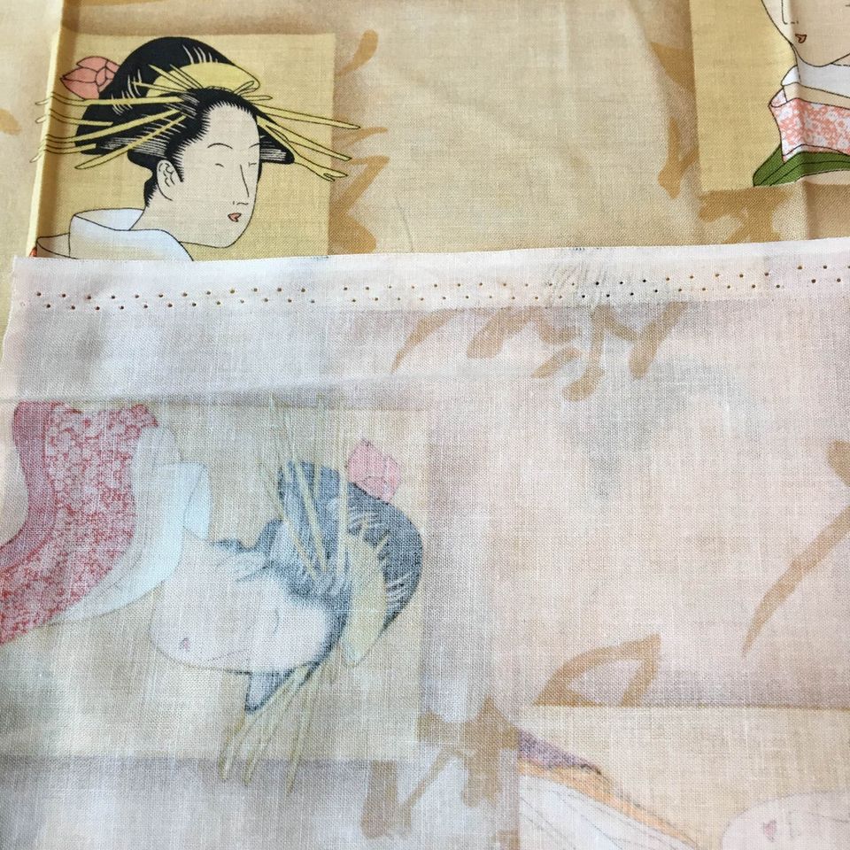 Springs Creative Fabric Portrait Frames Women in Kimonos 44 x 1 Yard - Avid Vintage