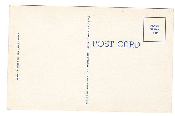 Vintage Oklahoma Postcard State Penitentiary McAlester - Avid Vintage