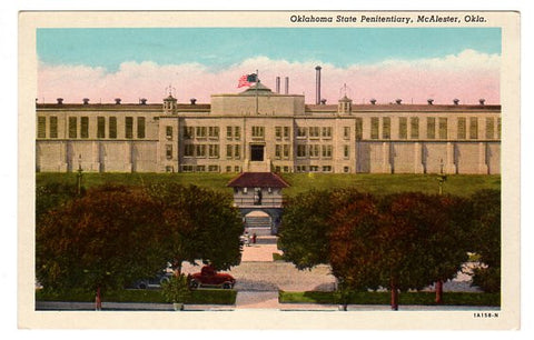 Vintage Oklahoma Postcard State Penitentiary McAlester - Avid Vintage