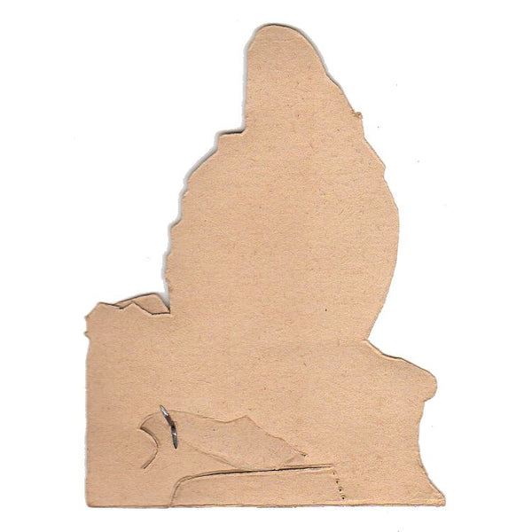 Steamship Girl Rowing Boat Vintage Valentine Card Hearts at Sea - Avid Vintage