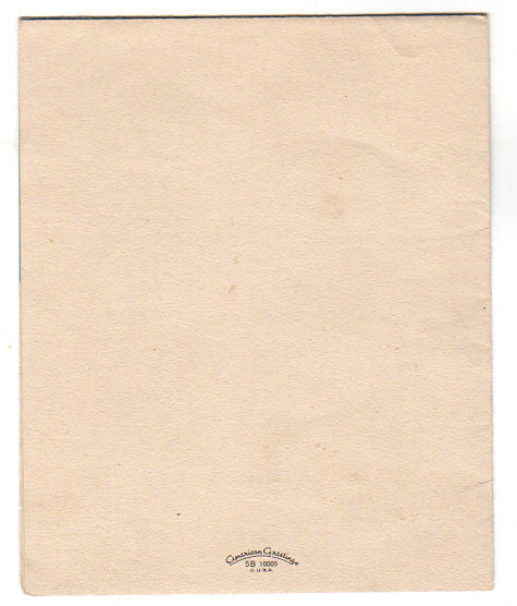 Teddy Bear in Swiss Suit and Hat Vintage 1950s 3 Year Old Birthday Card - Avid Vintage