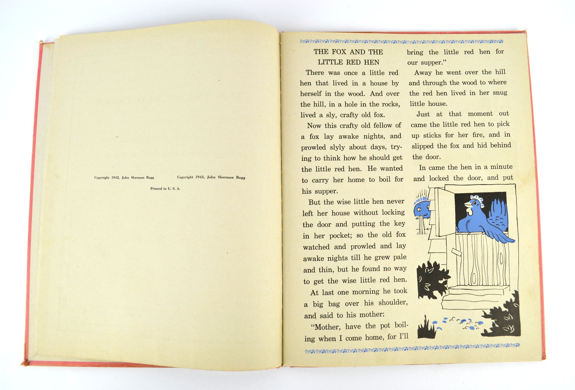 Ten Treasured Tales Little Red Hen Gingerbread Boy Hardcover Children's Book Mary Perks - Avid Vintage