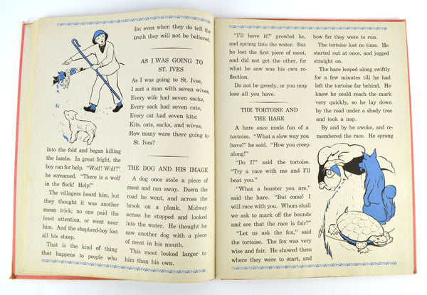 Ten Treasured Tales Little Red Hen Gingerbread Boy Hardcover Children's Book Mary Perks - Avid Vintage