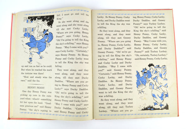 Ten Treasured Tales Little Red Hen Gingerbread Boy Hardcover Children's Book Mary Perks - Avid Vintage