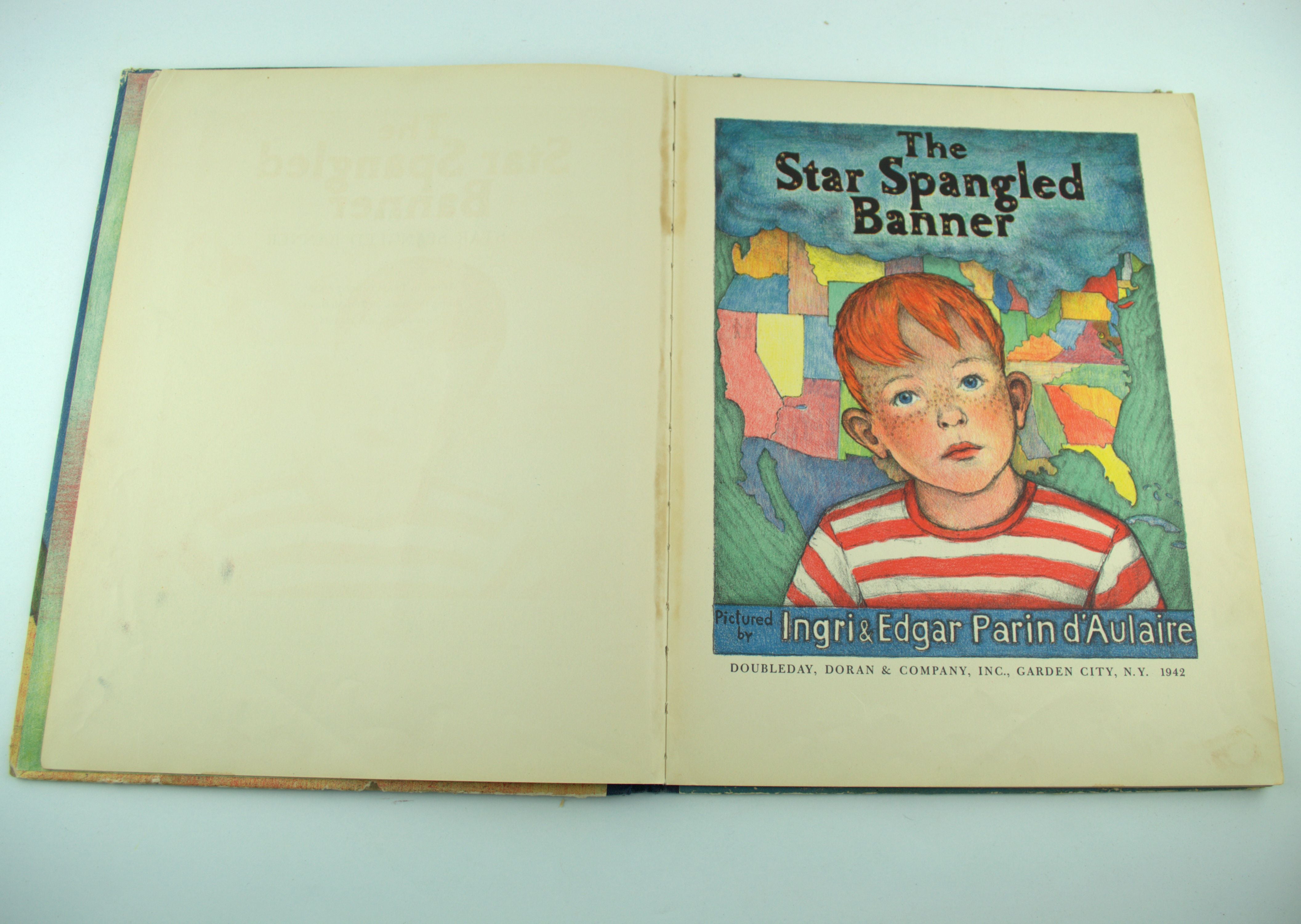 The Star Spangled Banner Patriotic Hardcover Childrens Book DAulaire