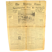 Vintage Nebraska Newspaper The Beatrice Times March 7, 1950 - Avid Vintage