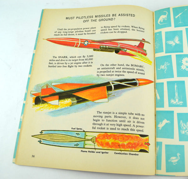 The How and Why Wonder Book of Rockets and Missiles by Clayton Knight 1969 Softcover - Avid Vintage