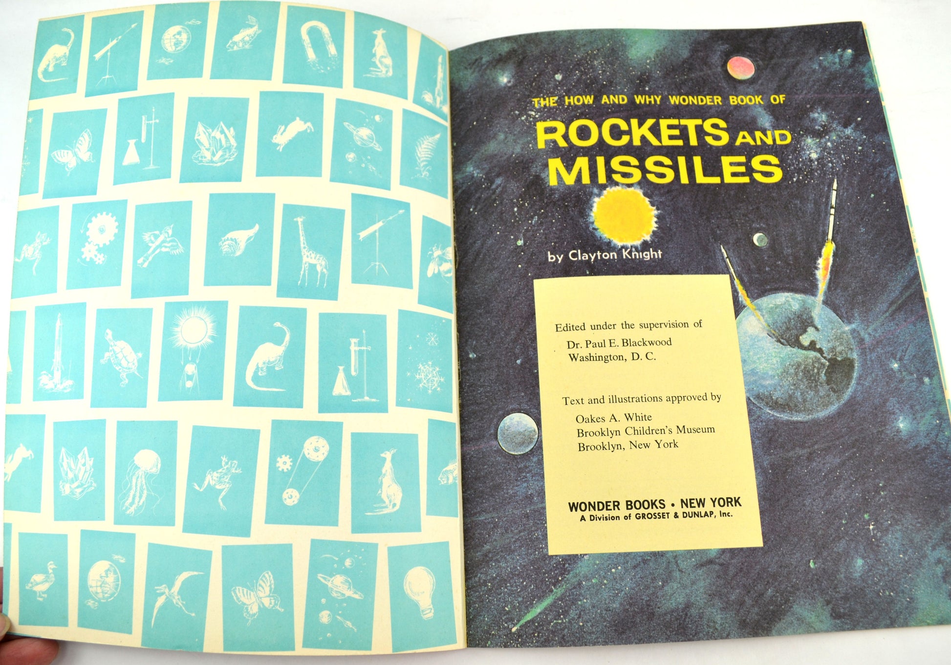 The How and Why Wonder Book of Rockets and Missiles by Clayton Knight 1969 Softcover - Avid Vintage