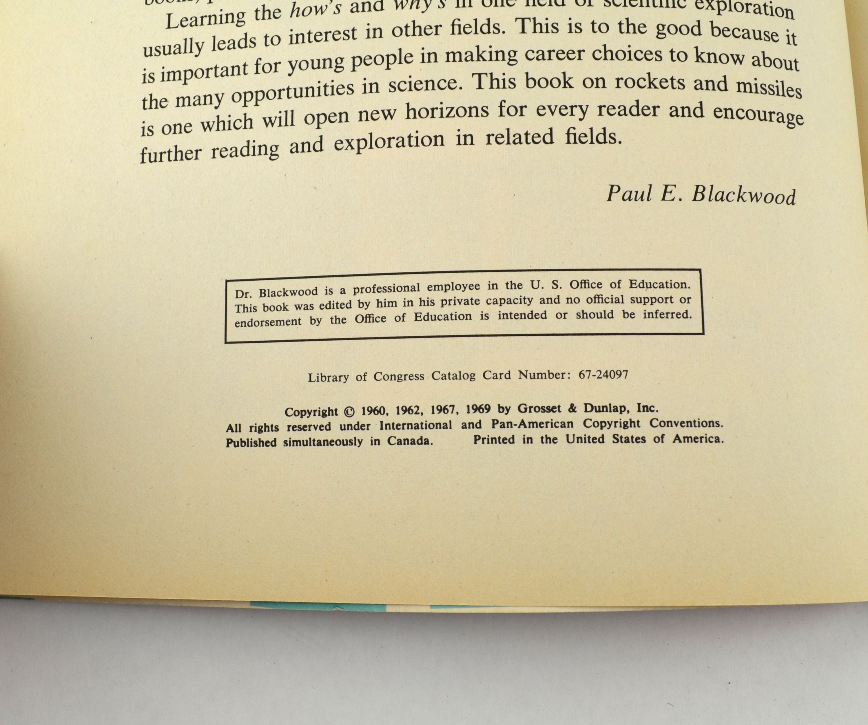 The How and Why Wonder Book of Rockets and Missiles by Clayton Knight 1969 Softcover - Avid Vintage