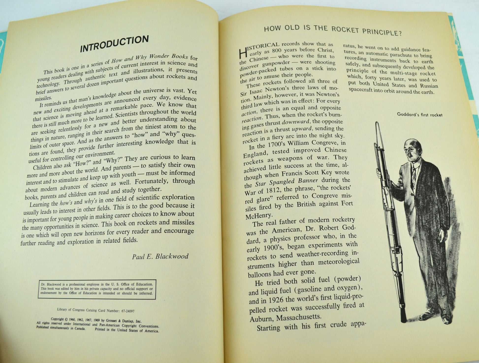 The How and Why Wonder Book of Rockets and Missiles by Clayton Knight 1969 Softcover - Avid Vintage