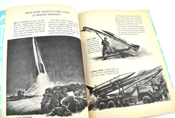 The How and Why Wonder Book of Rockets and Missiles by Clayton Knight 1969 Softcover - Avid Vintage