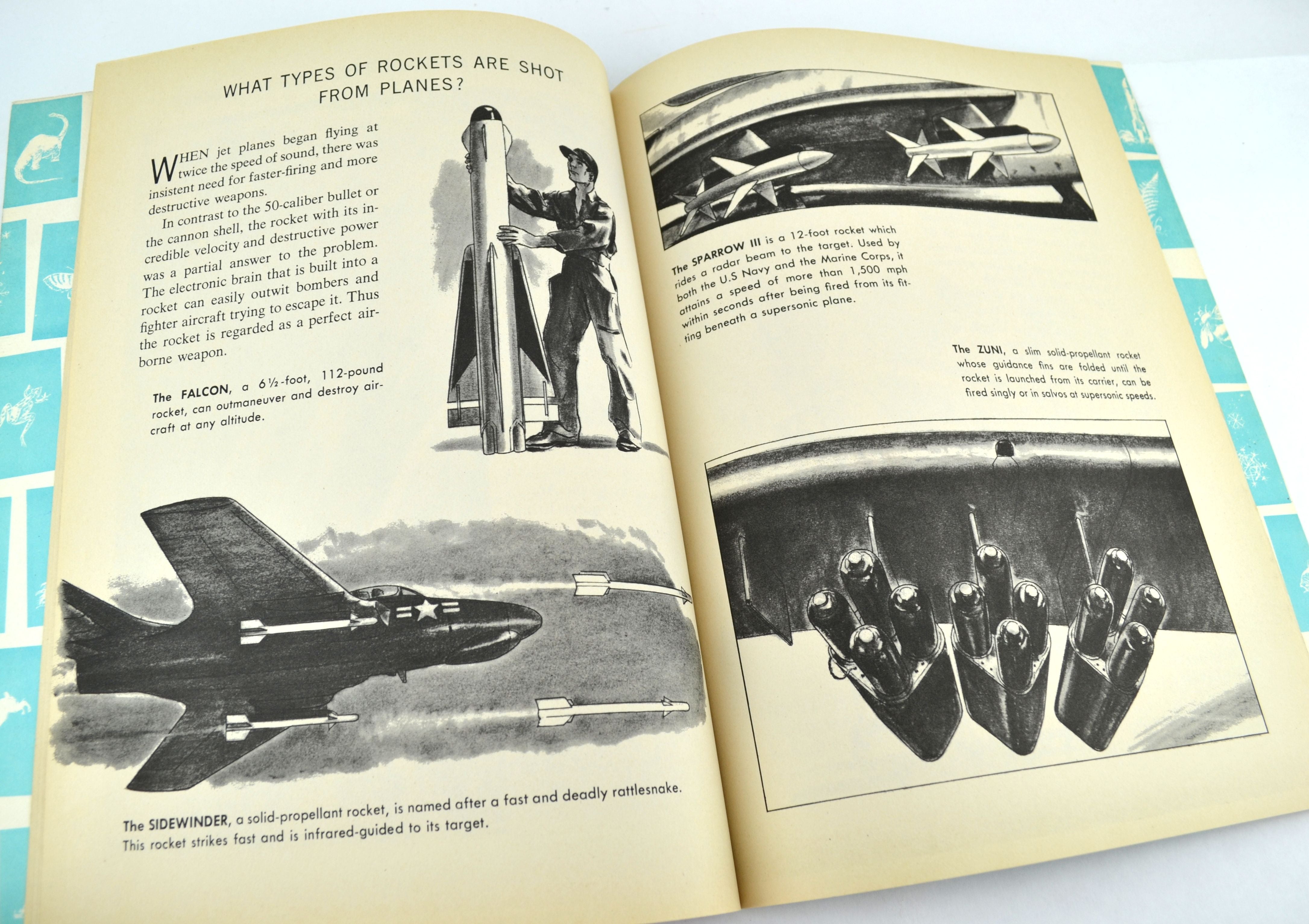 The How and Why Wonder Book of Rockets and Missiles by Clayton Knight 1969 Softcover - Avid Vintage