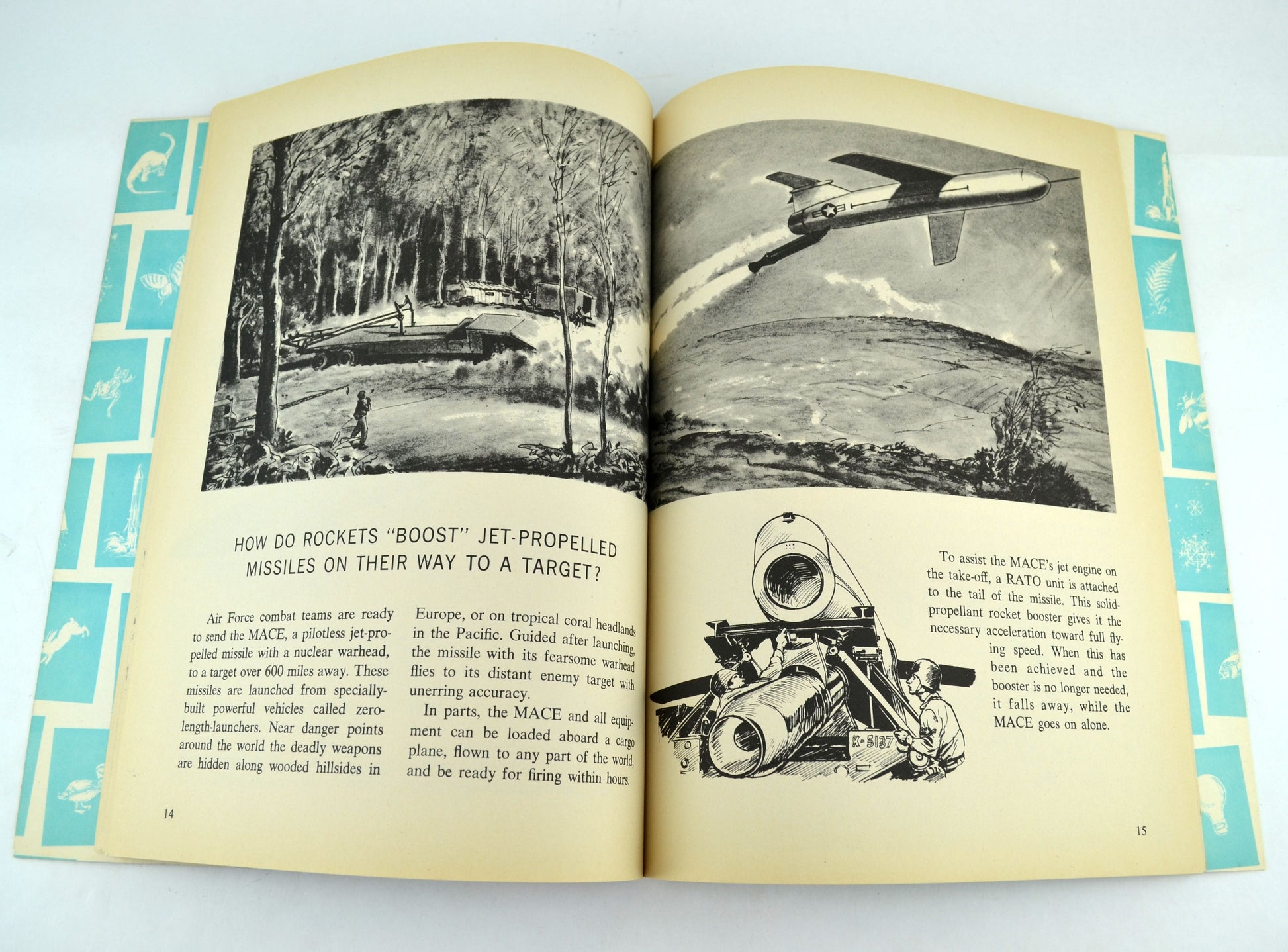 The How and Why Wonder Book of Rockets and Missiles by Clayton Knight 1969 Softcover - Avid Vintage