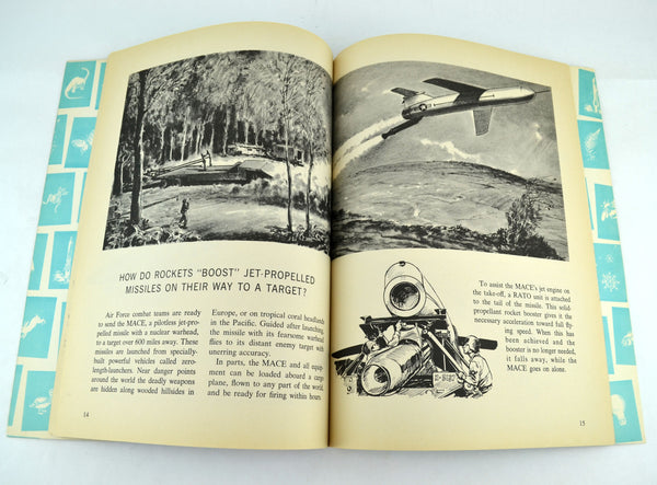 The How and Why Wonder Book of Rockets and Missiles by Clayton Knight 1969 Softcover - Avid Vintage