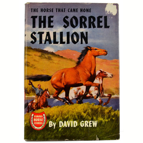 The Sorrel Stallion The Horse That Came Home 1951 David Grew Hardcover Book with Dust Jacket - Avid Vintage