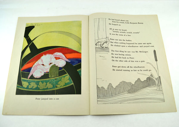 The Tale of Peter Rabbit by Beatrix Potter 1943 Children's Classic Book Color Illustrations - Avid Vintage