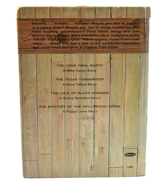 Timber Trail Riders The Texas Tenderfoot Vintage 1963 Whitman Hardcover Book - Avid Vintage
