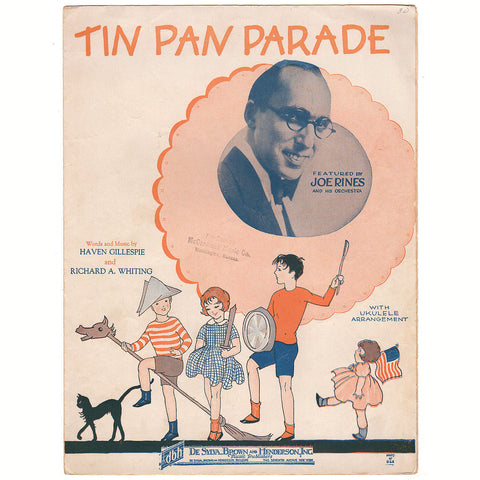 Tin Pan Parade Vintage 1920s Sheet Music by Haven Gillespie Children on Cover - Avid Vintage