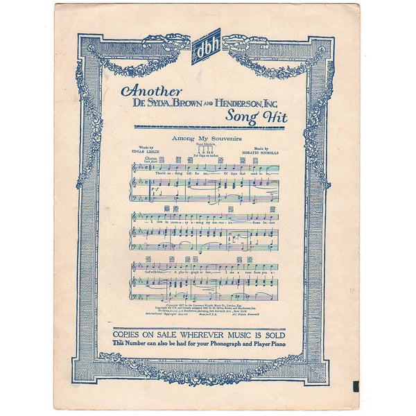 Tin Pan Parade Vintage 1920s Sheet Music by Haven Gillespie Children on Cover - Avid Vintage