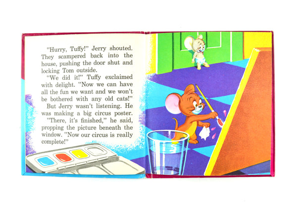 Tom and Jerry and The Toy Circus 1953 Whitman Tell a Tale Hardcover Children's Book - Avid Vintage