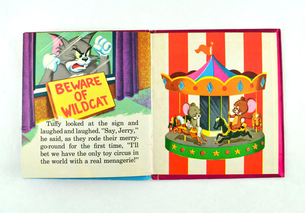 Tom and Jerry and The Toy Circus 1953 Whitman Tell a Tale Hardcover Children's Book - Avid Vintage