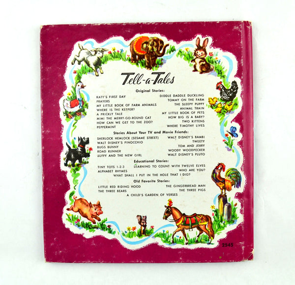 Tom and Jerry and The Toy Circus 1953 Whitman Tell a Tale Hardcover Children's Book - Avid Vintage