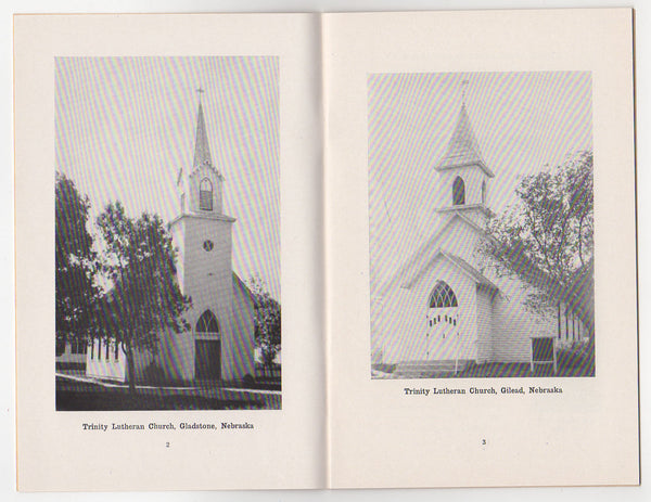 Vintage Lutheran Church Gilead Gladstone Nebraska 1959 Anniversary Booklet - Avid Vintage