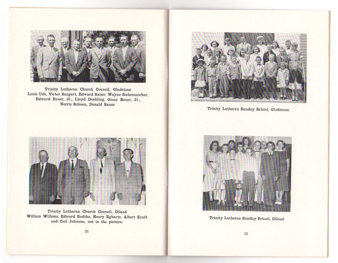 Vintage Lutheran Church Gilead Gladstone Nebraska 1959 Anniversary Booklet - Avid Vintage