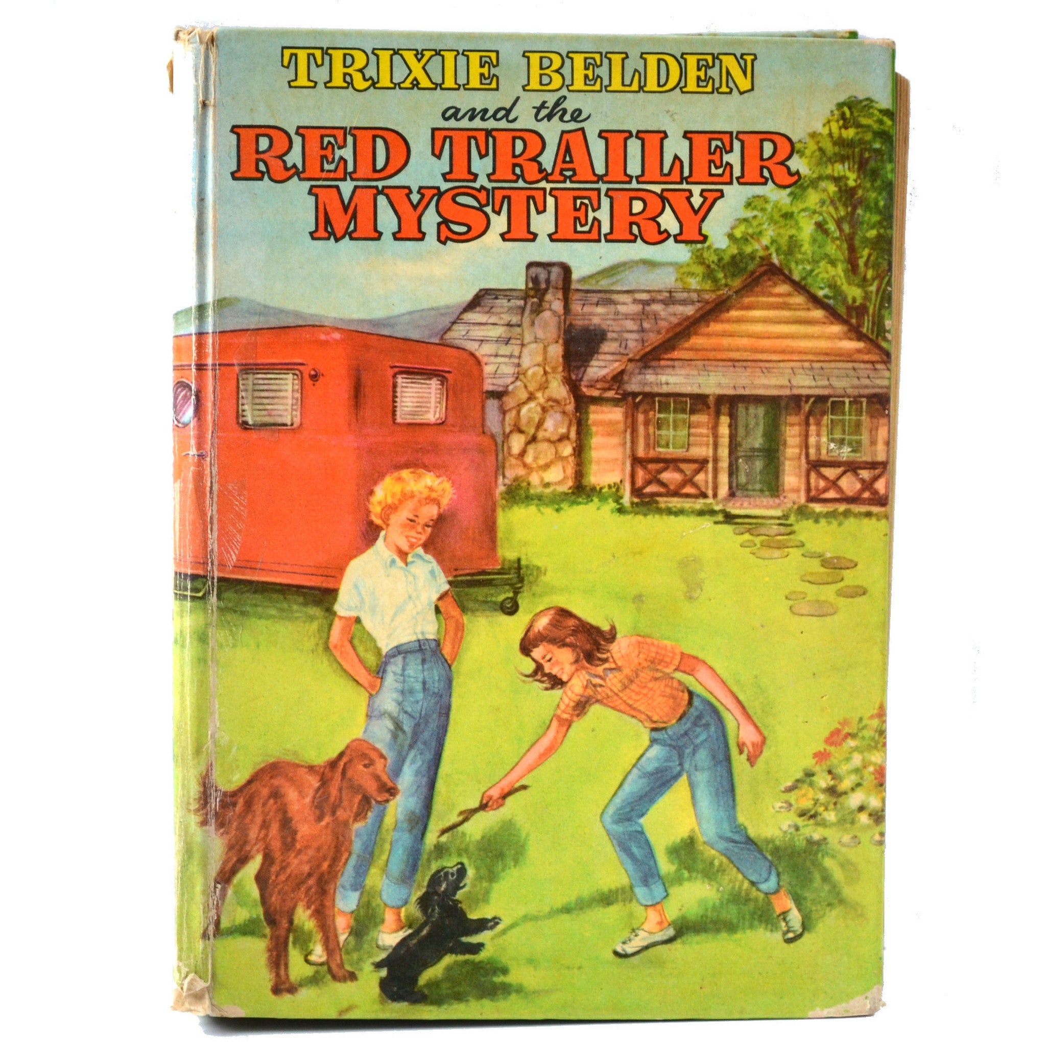 Trixie Belden and the Red Trailer Mystery 1954 Hardcover Whitman Book - Avid Vintage