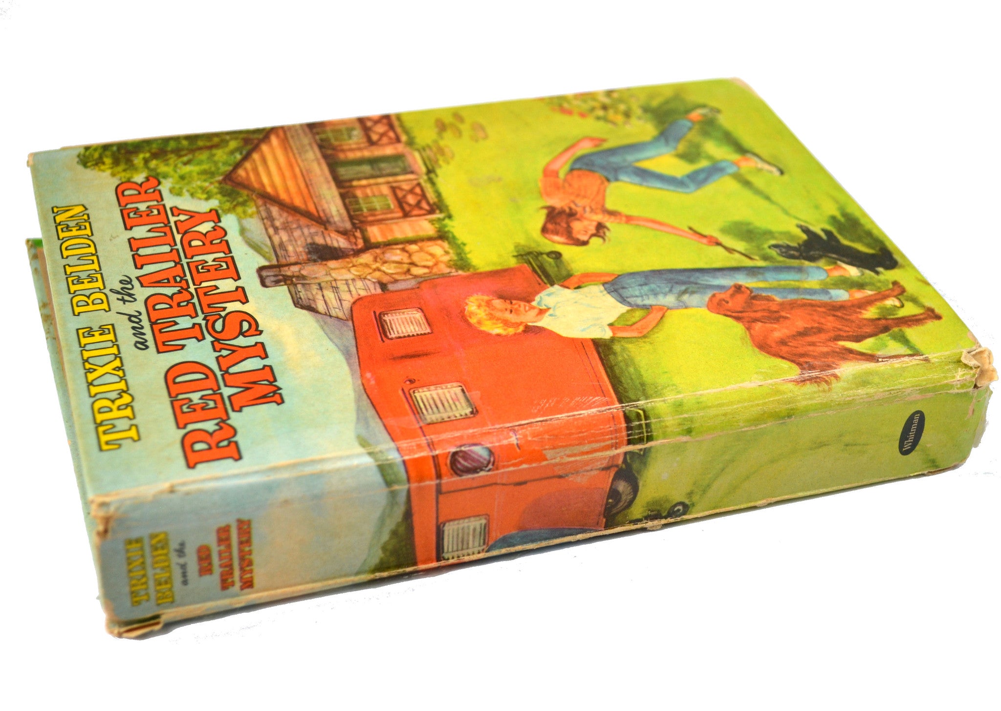 Trixie Belden and the Red Trailer Mystery 1954 Hardcover Whitman Book - Avid Vintage