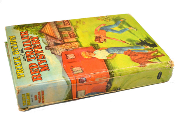 Trixie Belden and the Red Trailer Mystery 1954 Hardcover Whitman Book - Avid Vintage